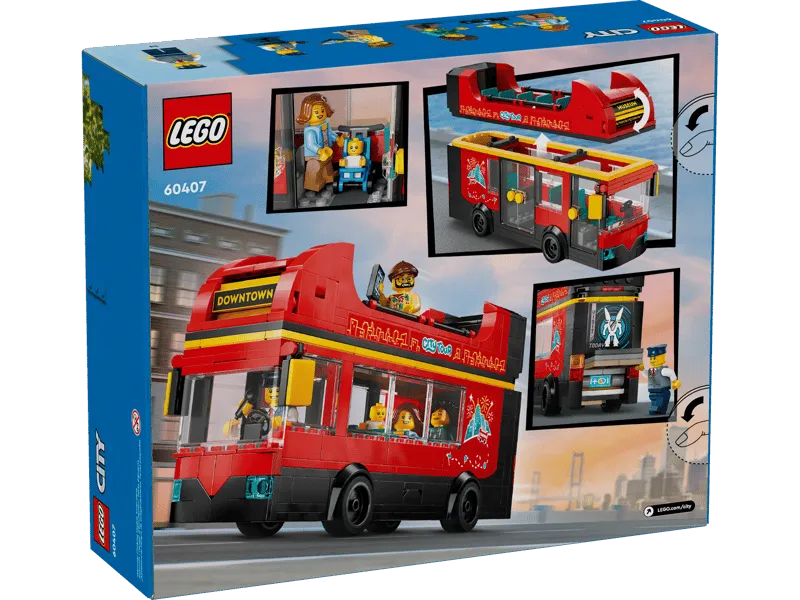 Le Bus Rouge à  deux étages 60407 HV