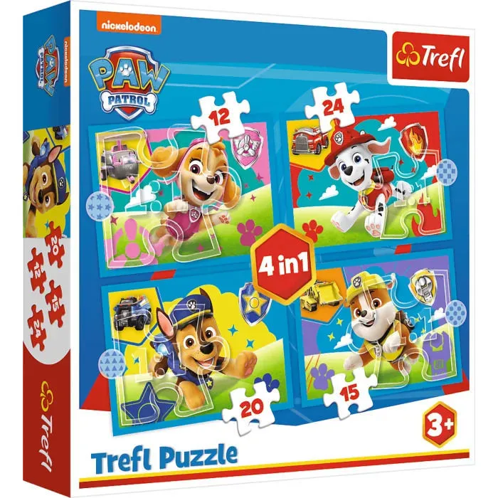 [1650566148] Puzzles 4in1 Viacom Paw Patrol 34628