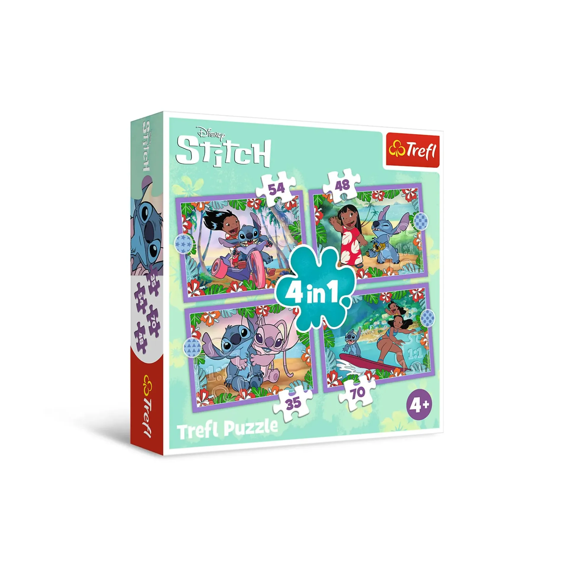 [1650566149] Puzzles 4in1 Disney Lilo&Stitch 34633