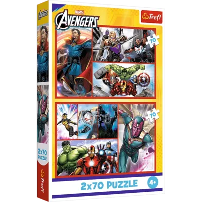 [1650566158] Puzzles 2x70 Marvel The Avengers 34439
