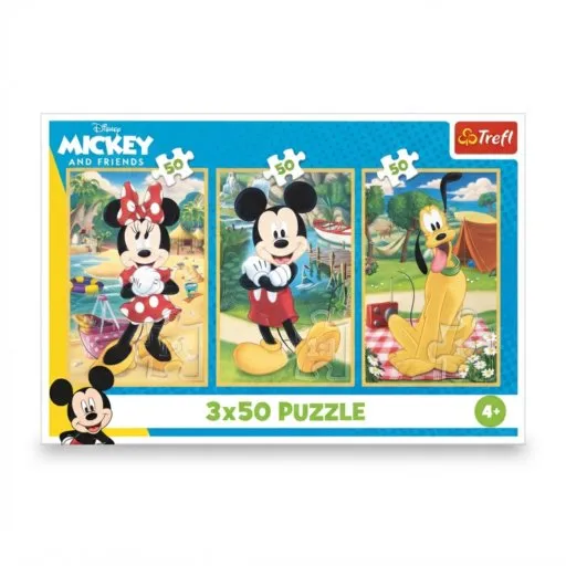 [1650566164] Puzzles 3x50 Disney Mickey Mouse 34881