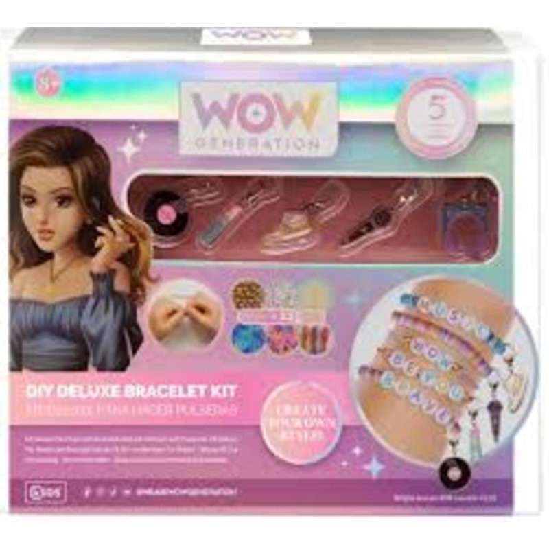 [1650566245] kit de luxe à faire soi-même avec 5 bracelets à charmes en métal WOW00