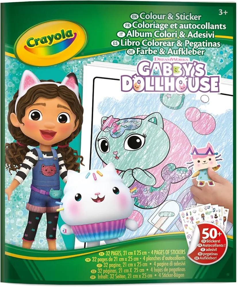 Color and Sticker Gappy's Dollhouse 04 7025G