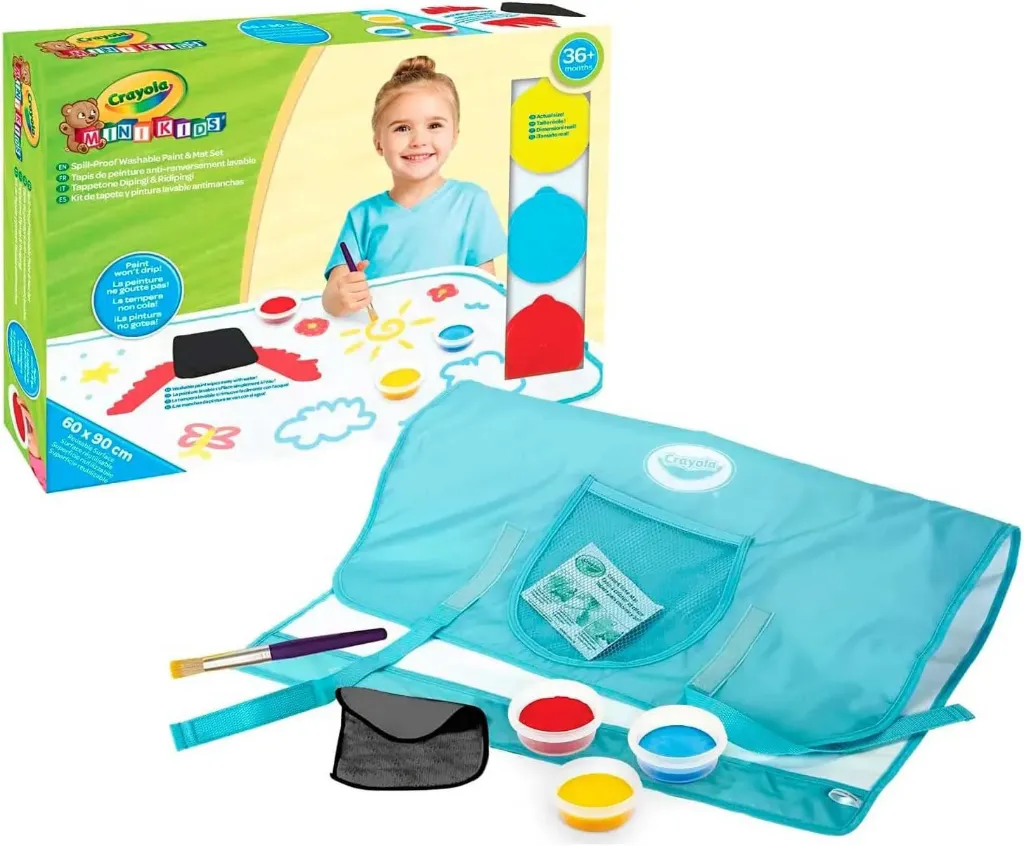MK Spill proof Washable Paints and Mat Set 81 1528