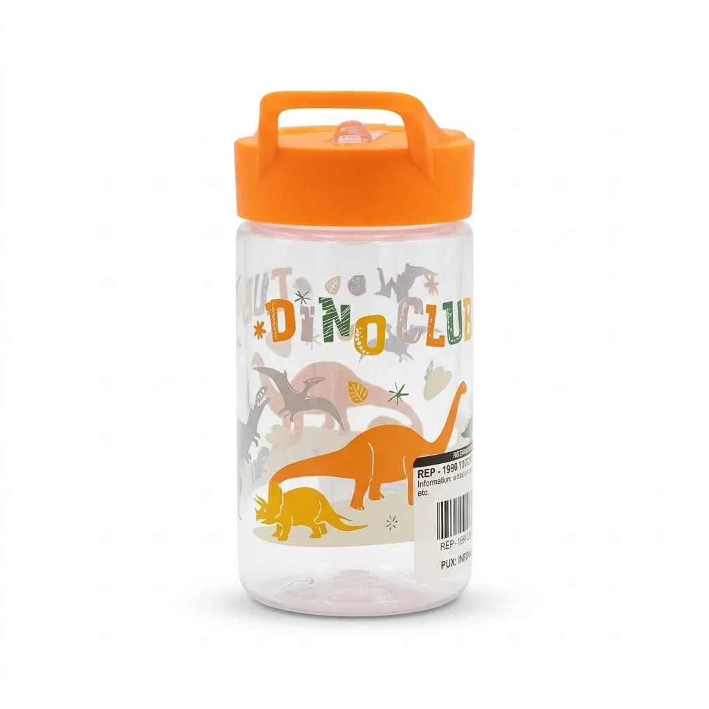 Gourde 430ml avec paille Mix 161805 000