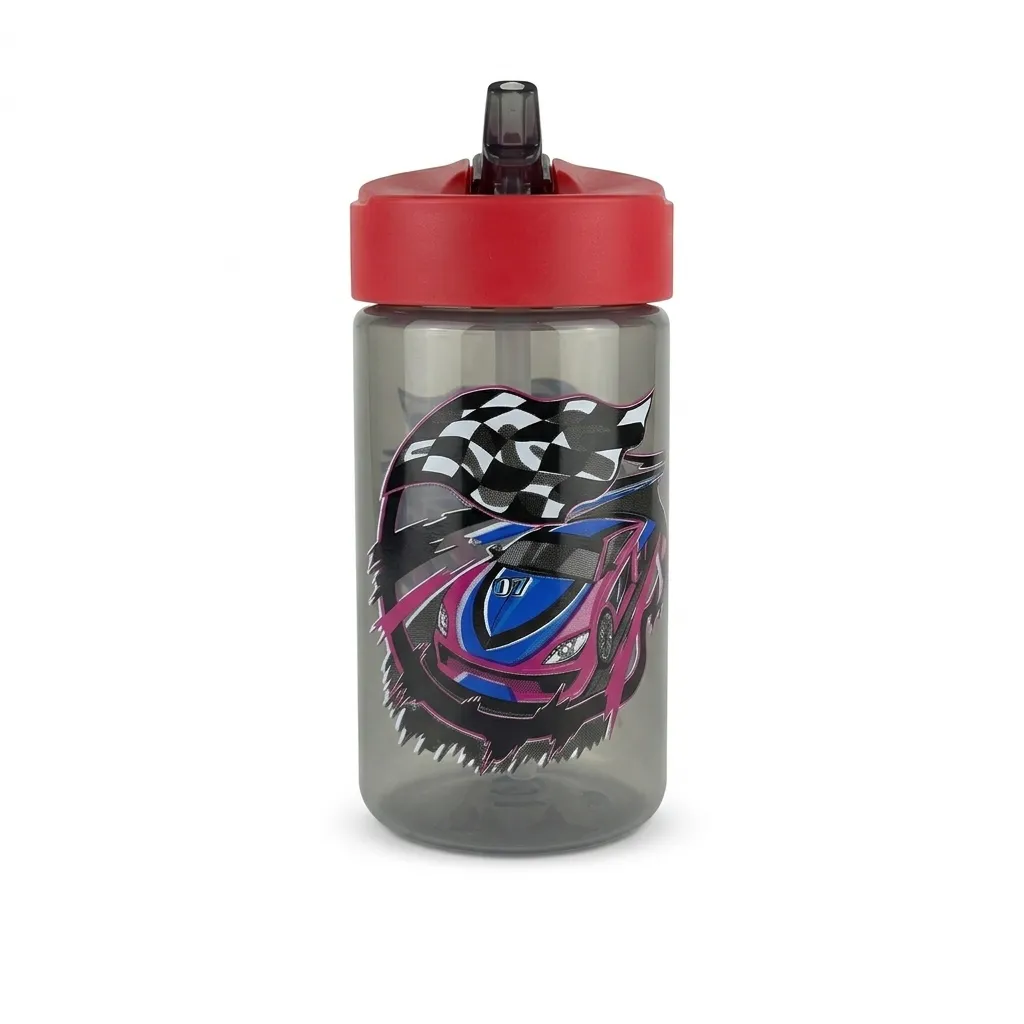 Gourde 430ml avec paille Mix 161805 100