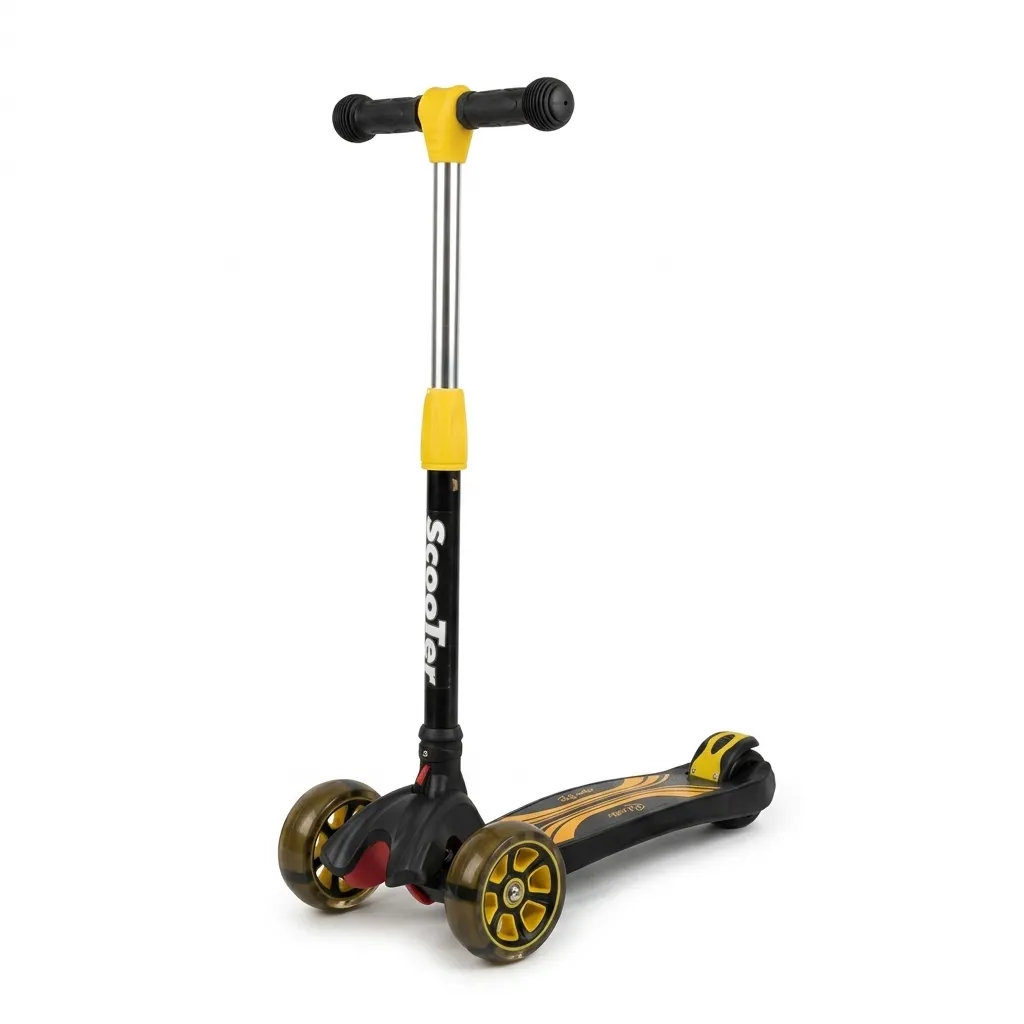 [1650566547] Trotinette pliable avec roues lumineuses 2509B52