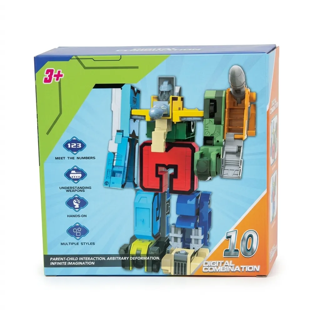 Robot transformable en chiffre 2509B715