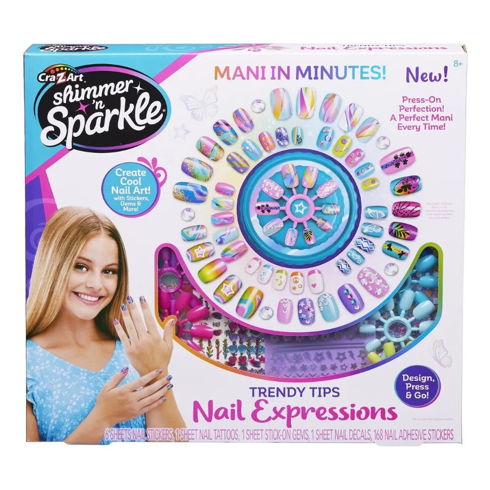 [1650567281] Shimmer â€˜n Sparkle Trendy Nail Expressions 65610