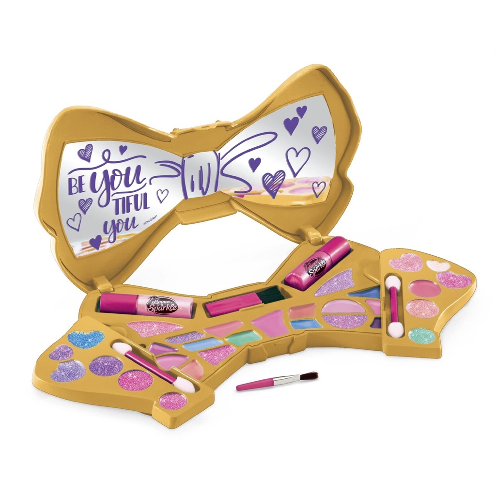 [1650567282] Shimmer 'n Sparkle Bow Beauty Compact All in one Beauty Compact 65574