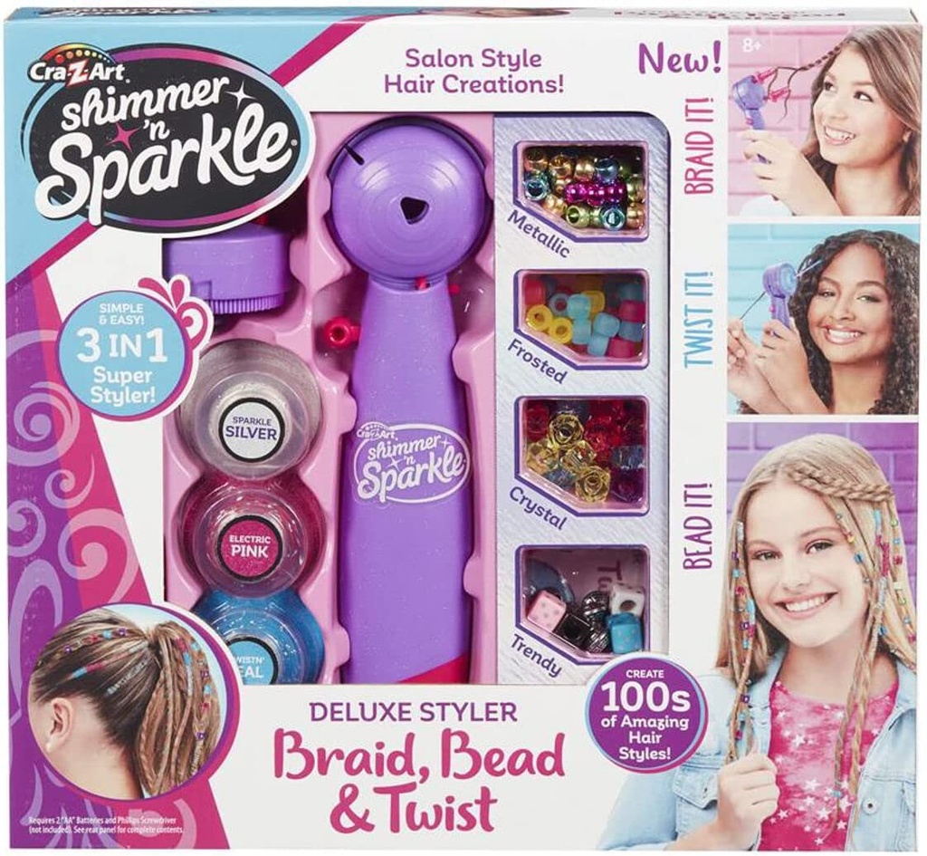 [1650567283] Shimmer 'n Sparkle Deluxe Styler Braid, Bead and Twist 65576