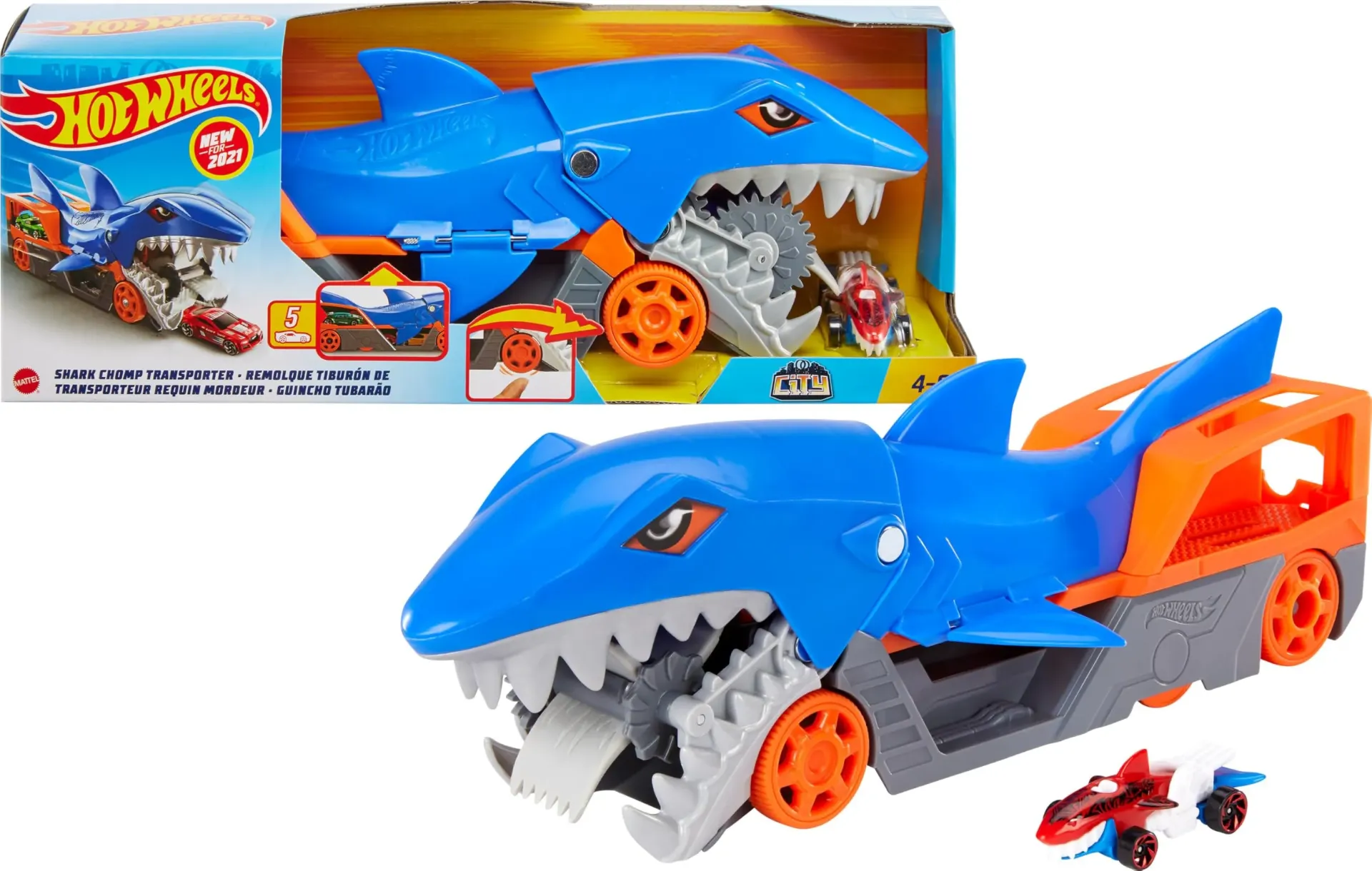 [1650568003] HW City Shark Chomp Transport GVG36