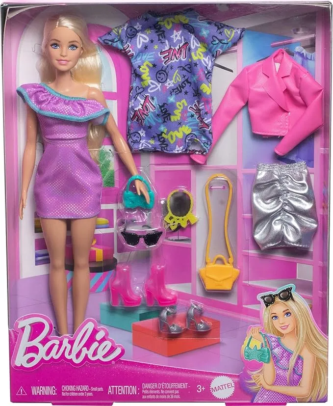 [1650568031] Barbie® Doll and Party Fashions Refreshed HYT61