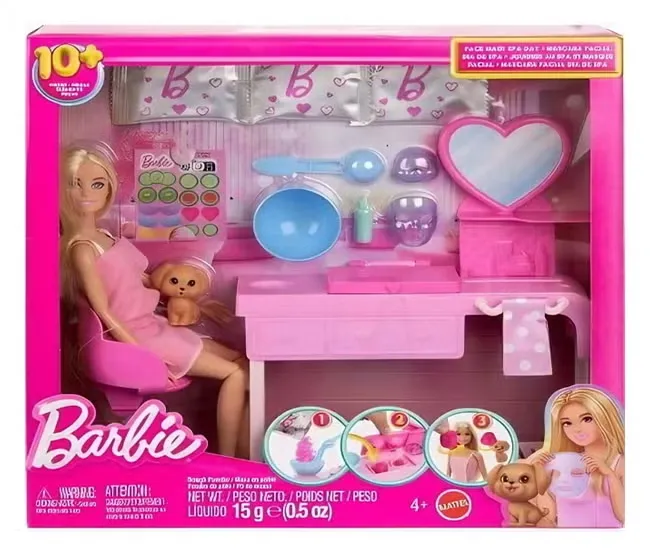 [1650568035] Barbie® Face Mask Playset HYV31