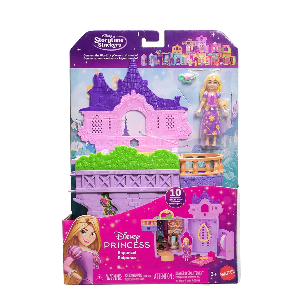 [1650568055] Disney Princess Small Doll - Rapunzel Stacking Castle JDP61