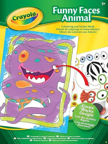 [1650568128] Color and sticker assorted funny faces people funny faces animals