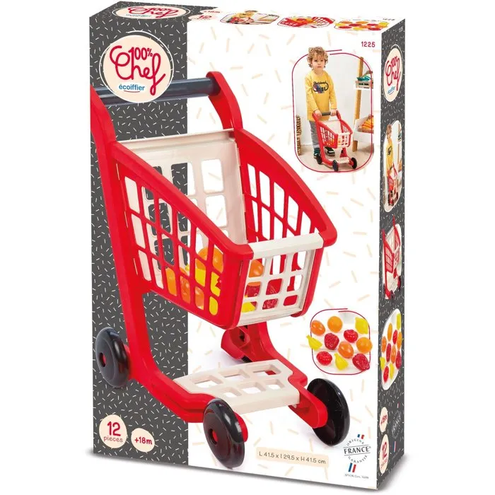 chariot Supermarché Garni  1225