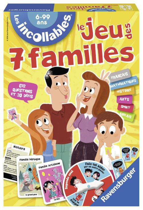 [6025109] Jeu de cartes 7 familles éducatif Ravensburger 26624