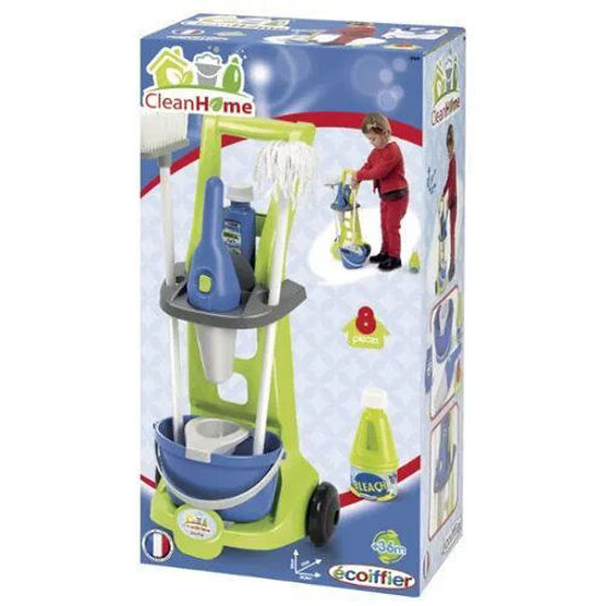 [60409003] Set de nettoyage ludique Chariot de ménage Ecoiffier 1769