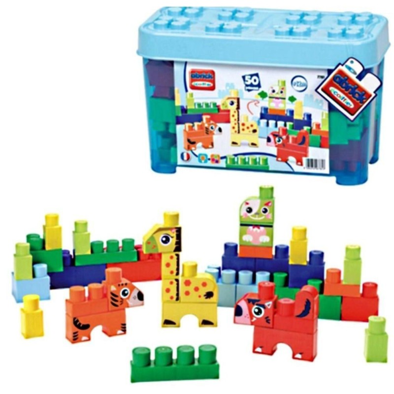 [610188012] Baril des animaux du monde 50pcs 7881