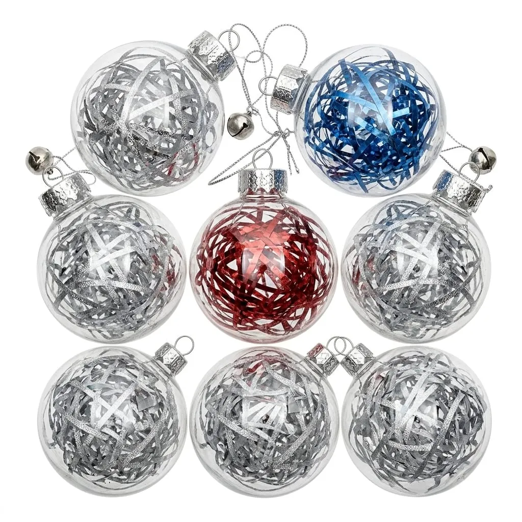 [630513007] Boule décoration 6pcs gris 9161
