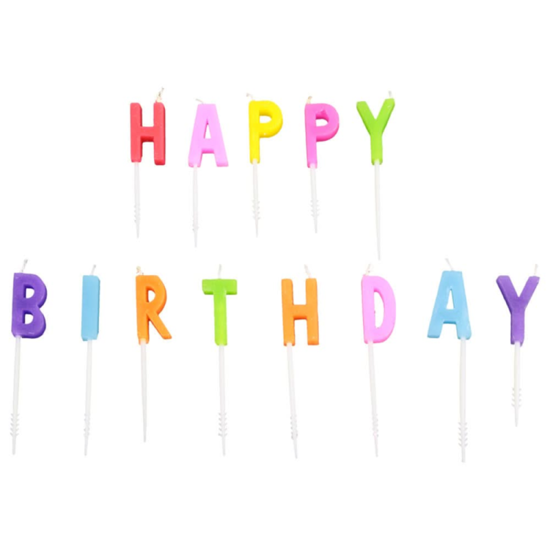 [140513034] Bougie Happy-Birthday (Coloré)