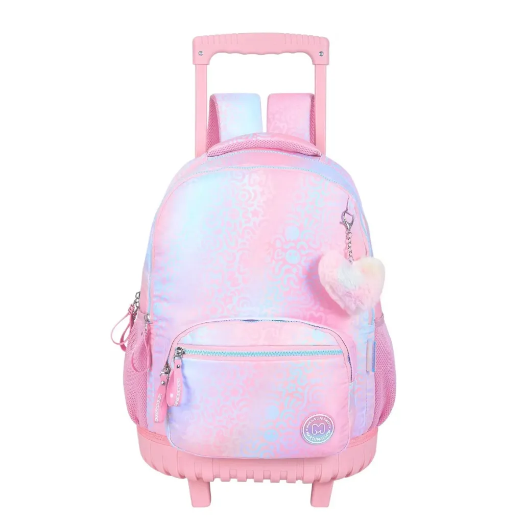 SAC A DOS MARSHMALLOW à Roulettes TROLLEY IRIS  65526