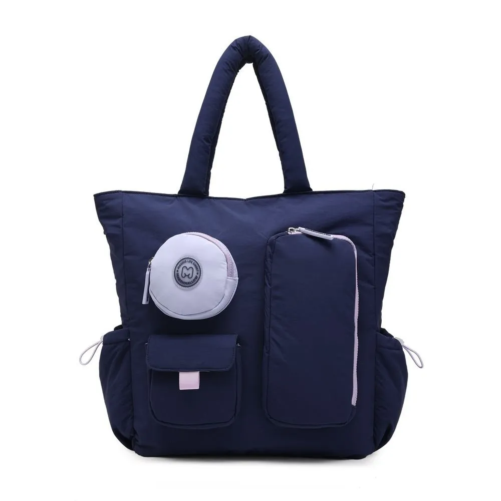 SHOPPER BAG MARSHMALLOW BUBBLE NAVY 65662