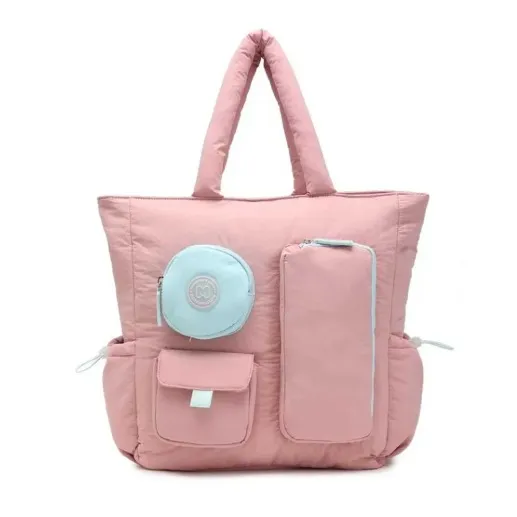 SHOPPER BAG MARSHMALLOW BUBBLE PINK 65664