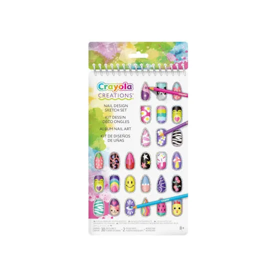 [1650569120] Crayola Creations Nail Design Compact Portfolio 04  1275