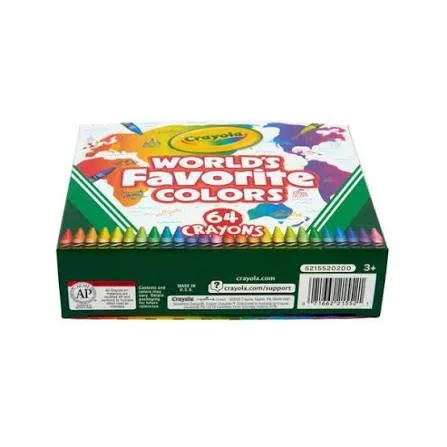[1650569125] Worlds Favorite Colors Crayons 64ct 52  1552