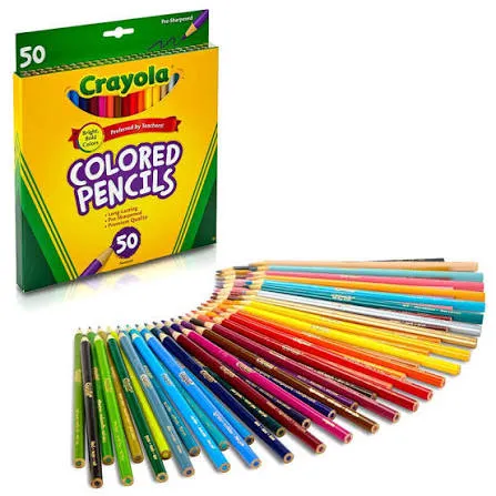 [1650569131] Coloured Pencils 50ct 68  4050