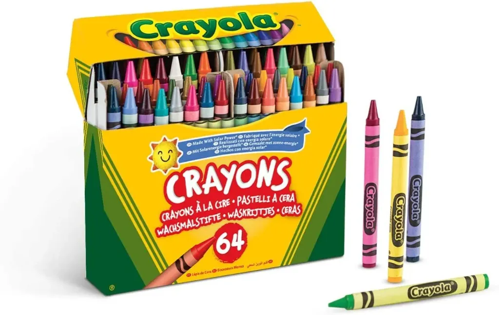 [1650569153] Crayons 64ct 64 different colours 52 6448