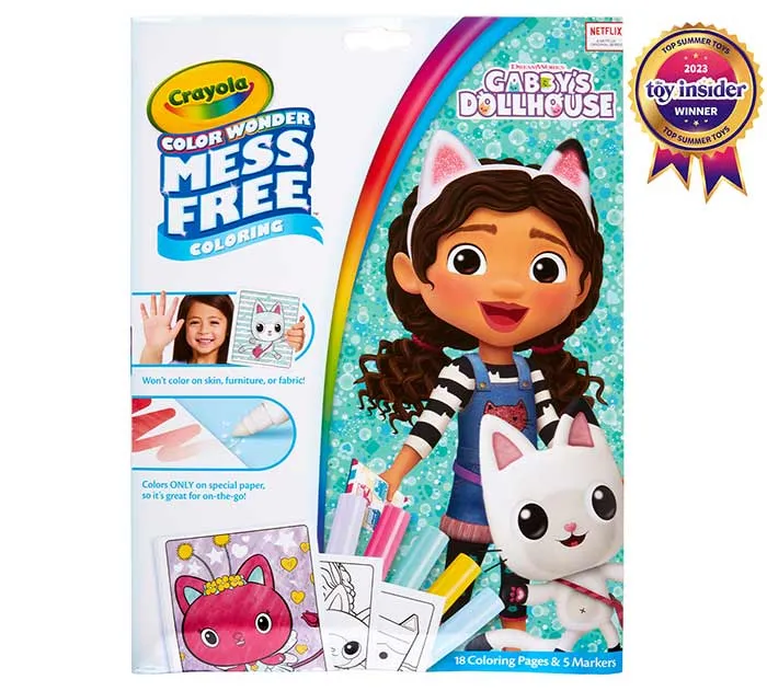[1650569160] Color Wonder Set Gabby's Dollhouse, foldelope, 4 mini BL markers 75 28