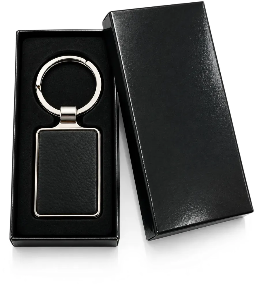 Porte cles  VIP rond ,metal en coffret