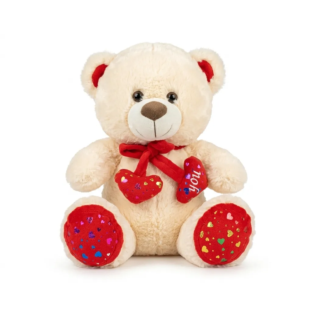[1650569360] Ours avec papillon cœur 30 cm SM54 8 24